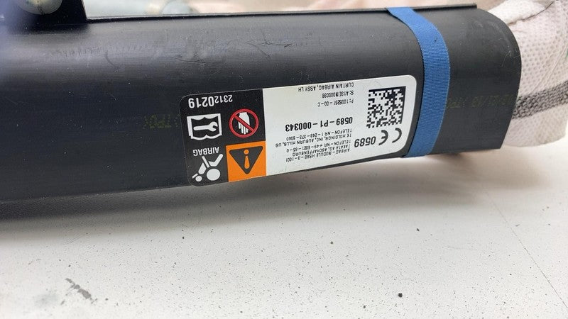 ⭕ 12-20 Tesla Model S Driver Side Roof Curtain Safety Airbag Left 1005