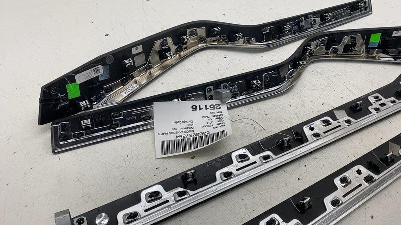 ⭕ 16-20 Model X Front & Rear Door Trim Decor Carbon 1035812-11-B / 103