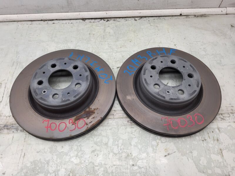 Does Not Apply 2017-2023 Tesla Model 3 M3 Front PAIR Left & Right Brake Disc Rotor Assembly OEM