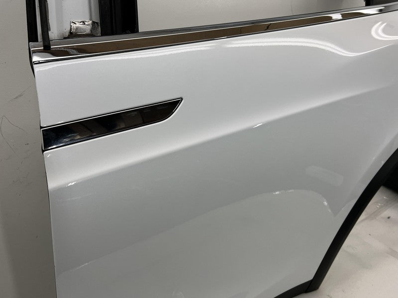 1028790-00-K ⭕ 2016-2024 Tesla Model X Rear Left Driver Falcon Door Shell Panel LH White PPSW