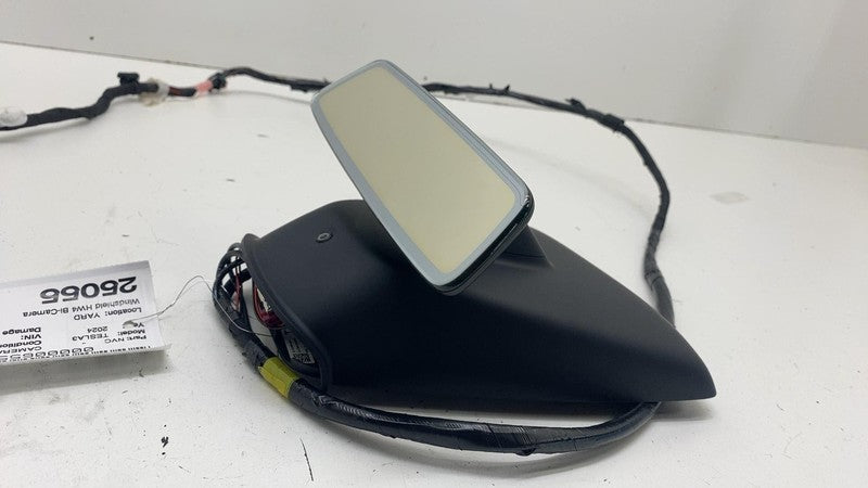 176285200F ⭕ 24-25 Tesla Model 3 Front Hw4 Bi-Camera w/ Interior Rear View Mirror & Cable