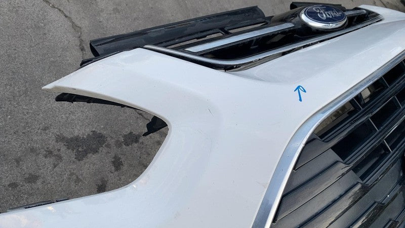 2017 Ford C-Max Front Bumper Cover Shell Panel w/ Grille & Emblem Whit