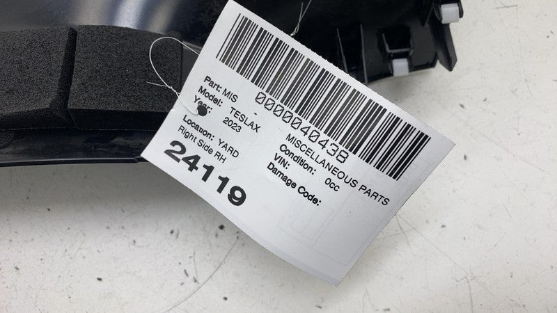 ⭕ 2021-2023 Tesla Model X Front Right Door Lower Sill Scuff Plate Trim