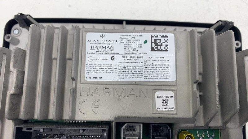 ⭕ 2014-2020 Maserati Ghibli Front Dash Navigation Screen Display Monit