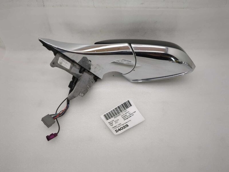 2012-2015 Tesla Model S MS Left Exterior Rear View Door Mirror LH Black - PBSB