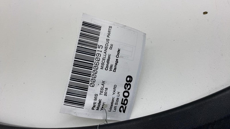 ⭕ 2016-2020 Tesla Model X Rear Driver Side Wheel Arch Mold Door Cladding Left LH
