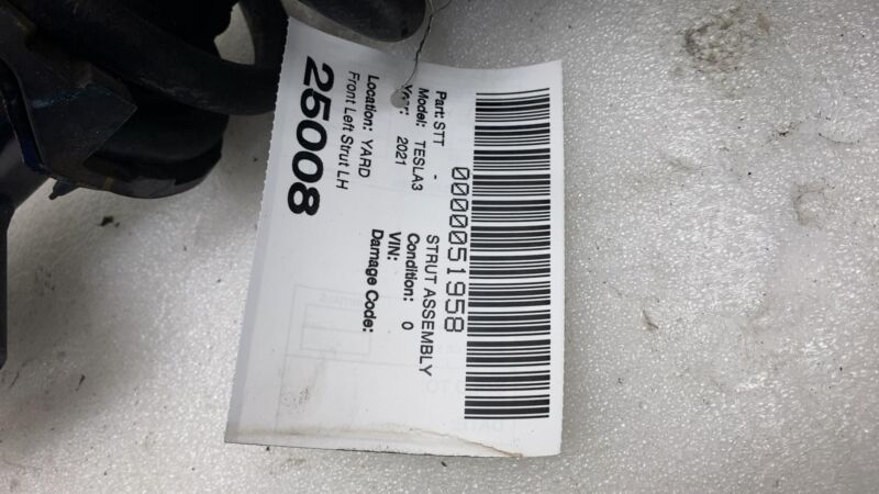 1044364-00-G 2017-2023 Tesla Model 3 M3 Front Left Shock Strut + Control Arm + Bracket LH RWD