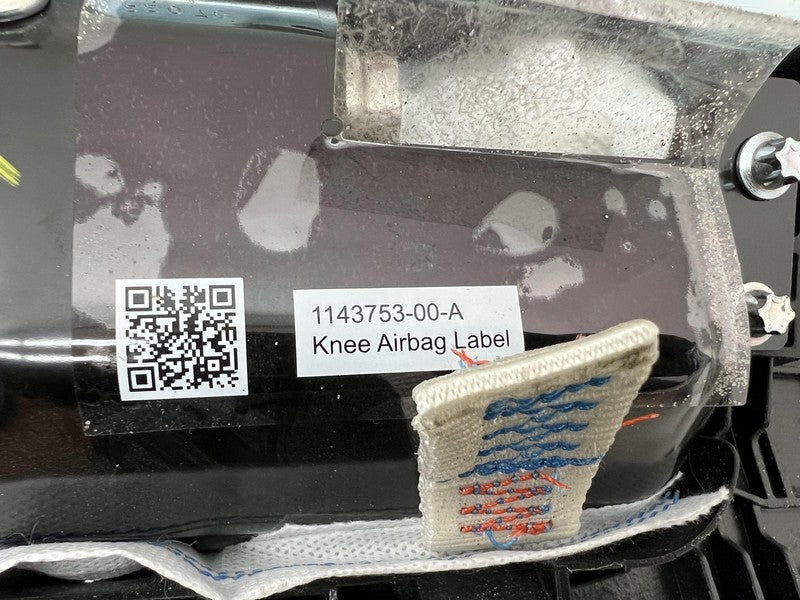 1563013-00-E 2021-2023 Tesla Model S X Plaid Front Right Passenger Knee Airbag BLACK w/ Trim
