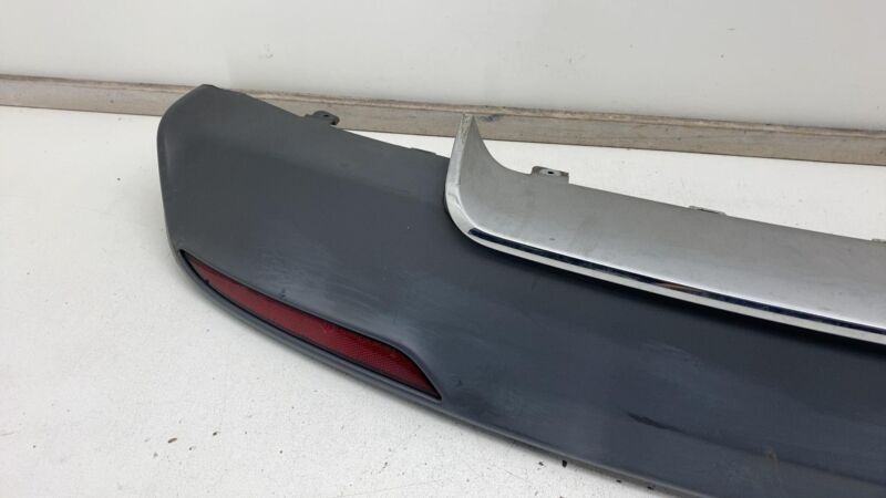 600900401B 2012-2015 Tesla Model S Rear Bumper Lower Valance Diffuser + Chrome Trim Molding