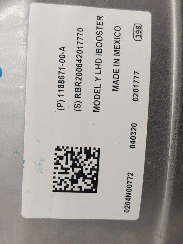 1188671 00 A ⭕ 20-24 Tesla Model Y Power iBooster Brake Booster Master Cylinder 1188671-00-A