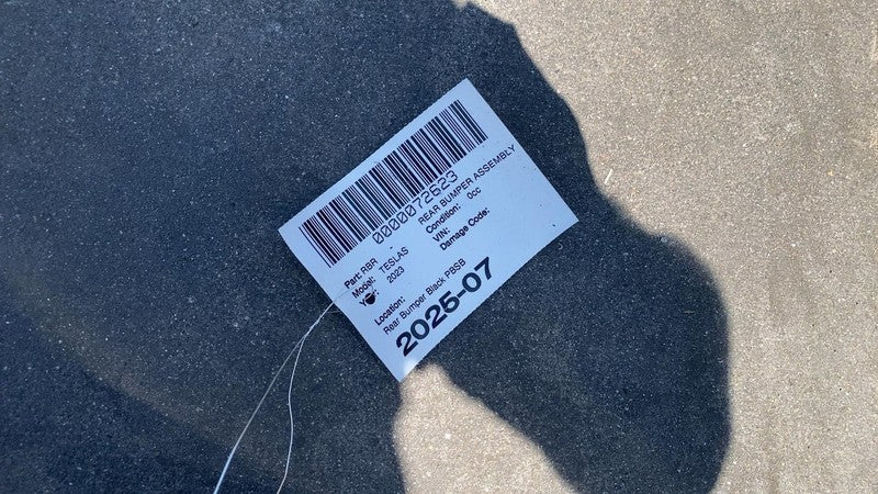 ⭕ 2023 2024 Tesla Model S MS Rear Bumper Cover Assembly OEM Black - PB