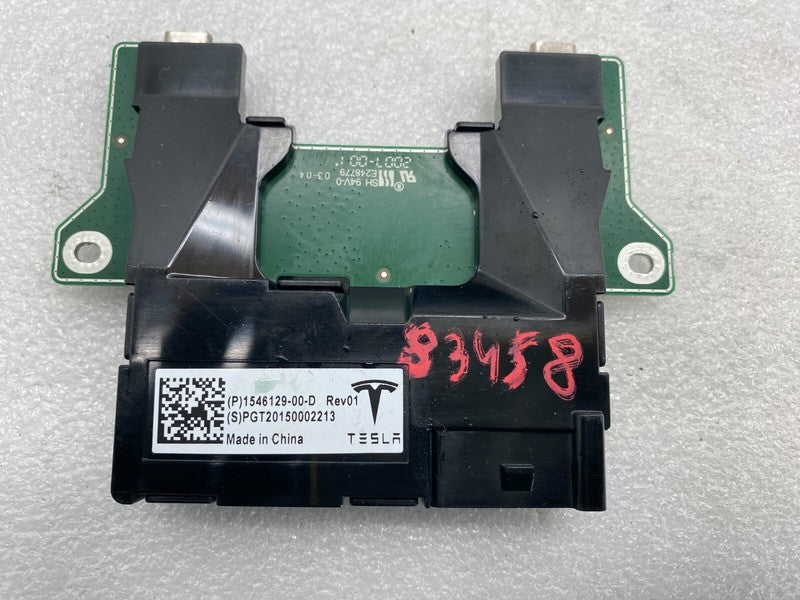 1546129 00 D ⭕ 17-23 Model 3 Y Rear Center Console Back USB Port Switch Type C 1546129-00-D