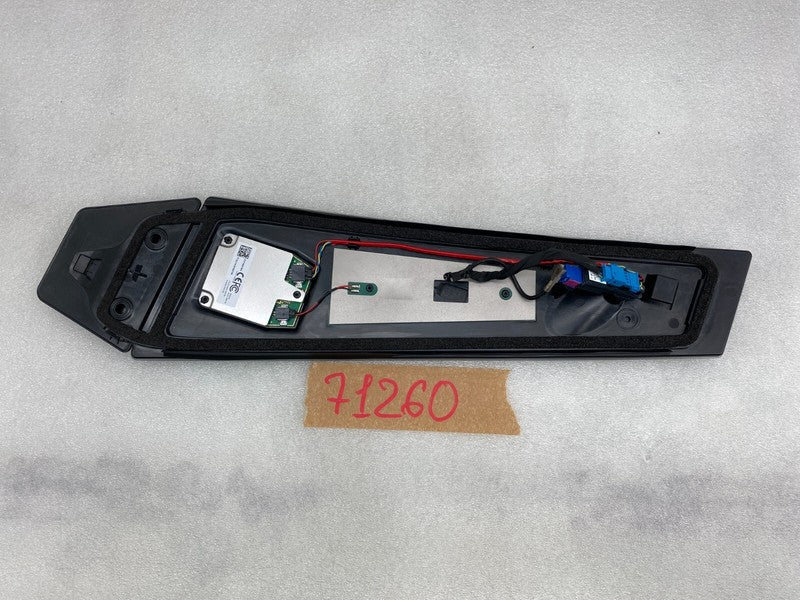 1100437 00 D 2017-2023 Tesla Model 3 M3 Driver Side B-Pillar Applique Glass with Camera Left