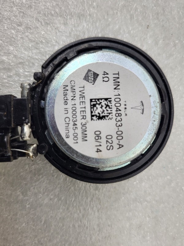 100483300A ⭕ 2012-2020 Tesla Model S MS Audio System Speaker Tweeter 30MM OEM 1004833-00-A