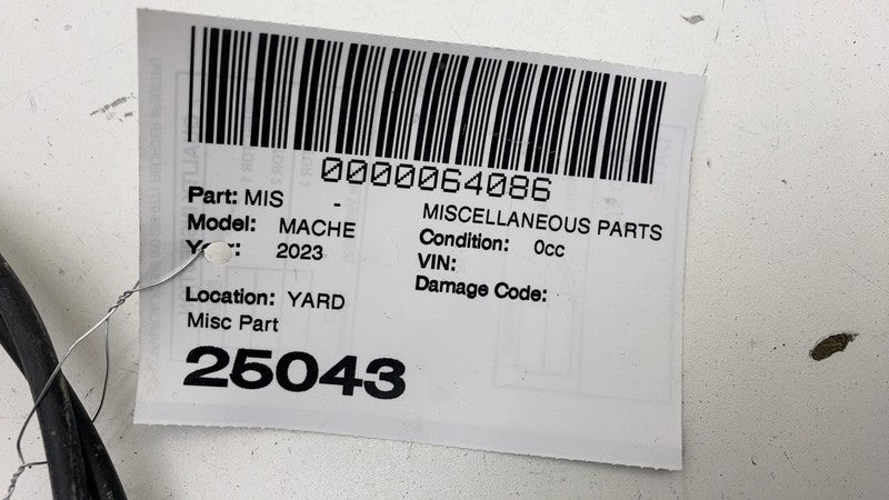LJ8B16B975A0 ⭕ 21-23 Ford Mustang Mach-E Hood Bonnet Release Opener Cable Line LJ8B-16B975-A0
