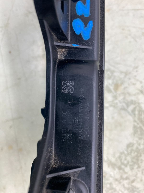 152811500D ⭕ 2021-2023 Model 3 Front or Rear Exterior Outer Door Handle Right 1528115-00-D