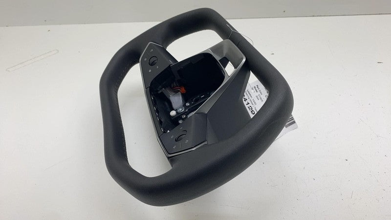 169255100D ⭕ 24-25 Tesla Cybertruck Front Driver Steering Wheel Square Black 1692551-00-D