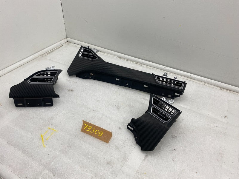 ⭕ 2012-2020 Tesla Model S Dashboard SET of Air Vent Outlet Center + Le