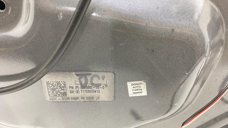 ⭕16-20 Model S MS Front Driver Side Door Panel Shell Left Gray PMNG 60