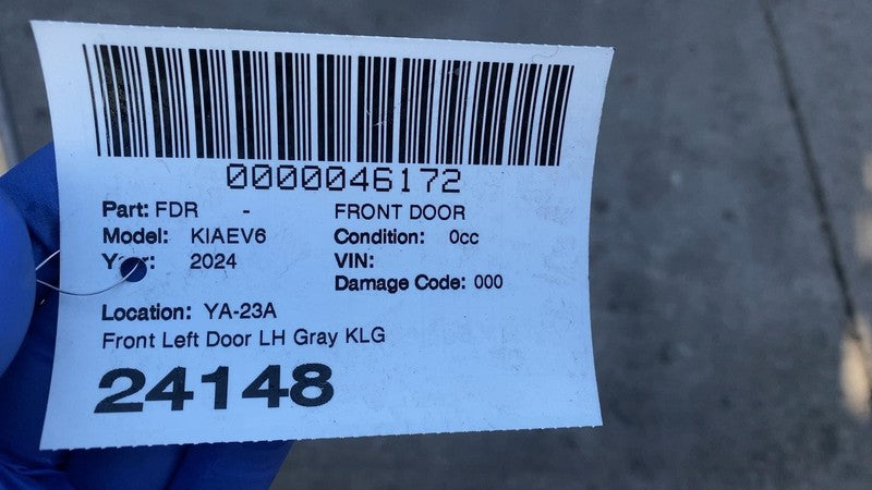 2022-2024 Kia EV6 Front Driver Side Door Shell Panel Left LH Assembly