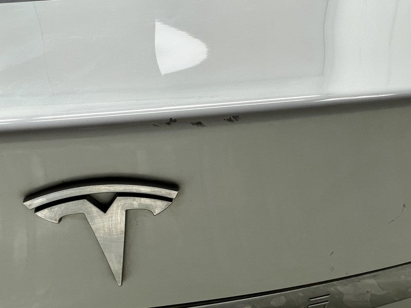 2012-2015 Tesla Model S Liftgate Hatch Gate Trunk Lid Tailgate Glass White PBCW