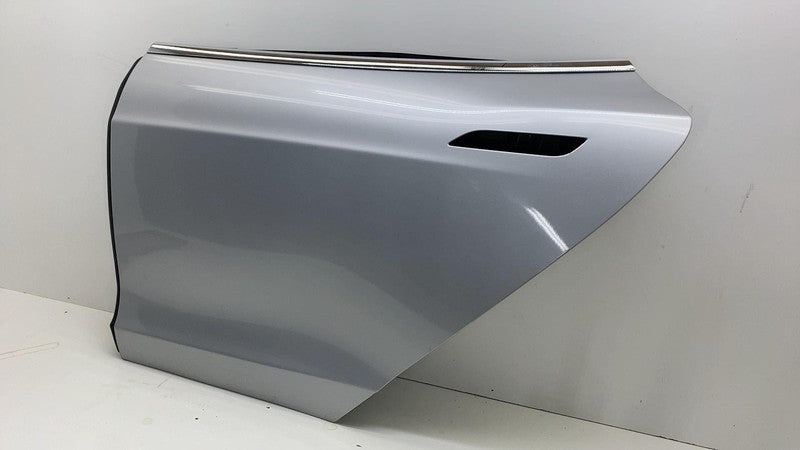 ⭕ 2012-2015 Tesla Model S Rear Driver Side Door Shell Panel Left Silve