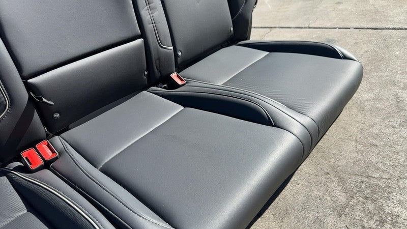 ⭕ 24-25 Tesla Cybertruck Rear 2nd Row Seat Upper & Lower Cushion Black Complete