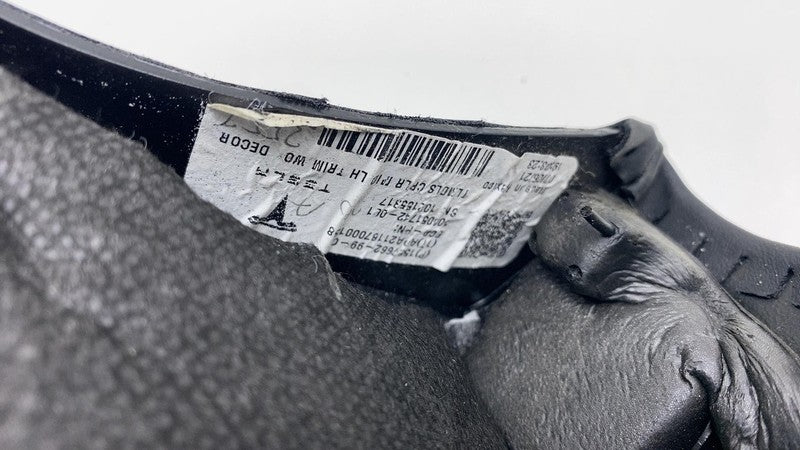 158766200C 2021-2024 Tesla Model S MS Rear Driver Side C-Pillar Lower Trim Cover Panel Left