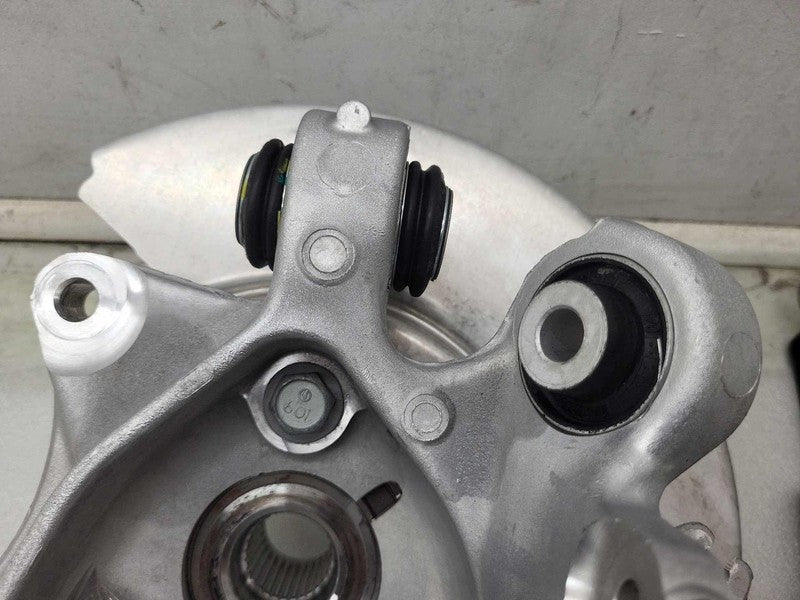 1044411 00 F ⭕17-23 Model 3 Rear Left Knuckle Hub w/ Upper + Lower AFT Toe Link 1044411-00-F