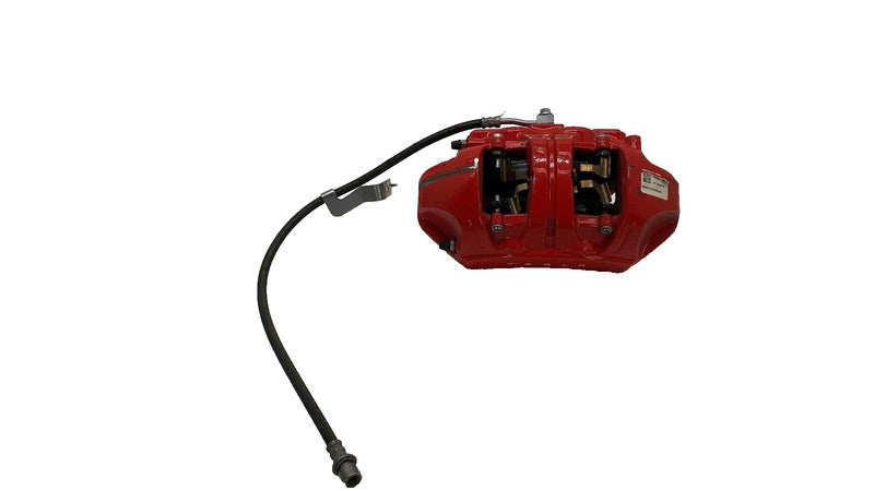 ⭕ 2020-2023 Tesla Model Y Front Driver Side Red Caliper w/ Brake Line
