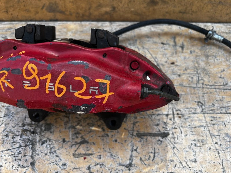 ⭕ 2012-2020 Tesla Model S Front Driver Side Caliper Red w/ Brake Hose