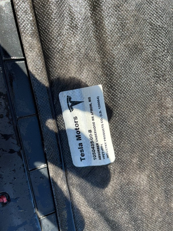 100632900E ⭕ 2012-2015 Tesla Model S Rear Under Hood Apron Windshield Cowl Vent Cover Trim