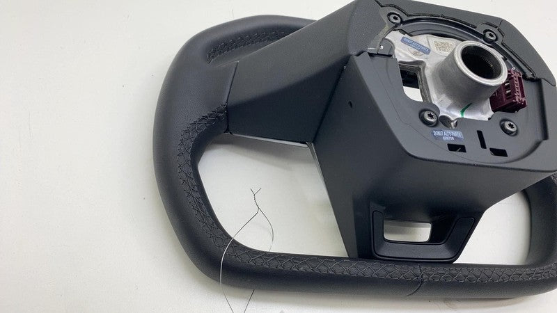 169255100D ⭕ 24-25 Tesla Cybertruck Front Driver Steering Wheel Square Black 1692551-00-D