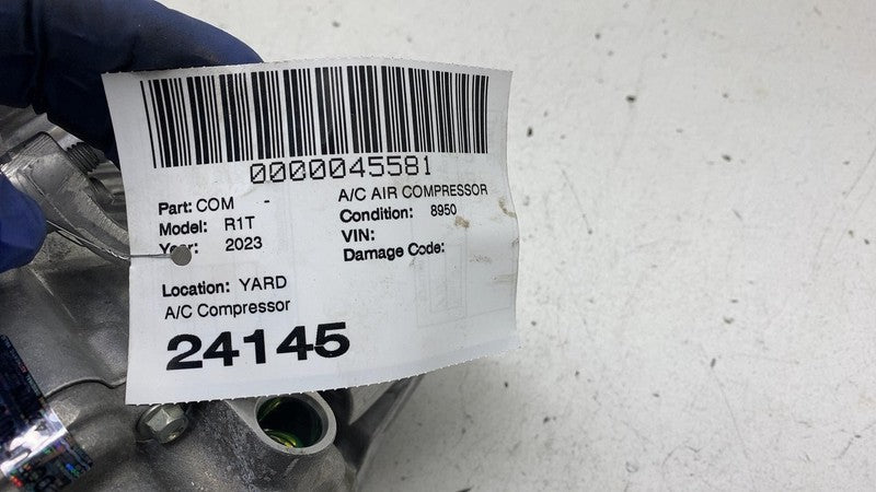 PT00001677G ⭕ 2022-2024 Rivian R1T Air Conditioning A/C Compressor Pump Unit PT00001677-G