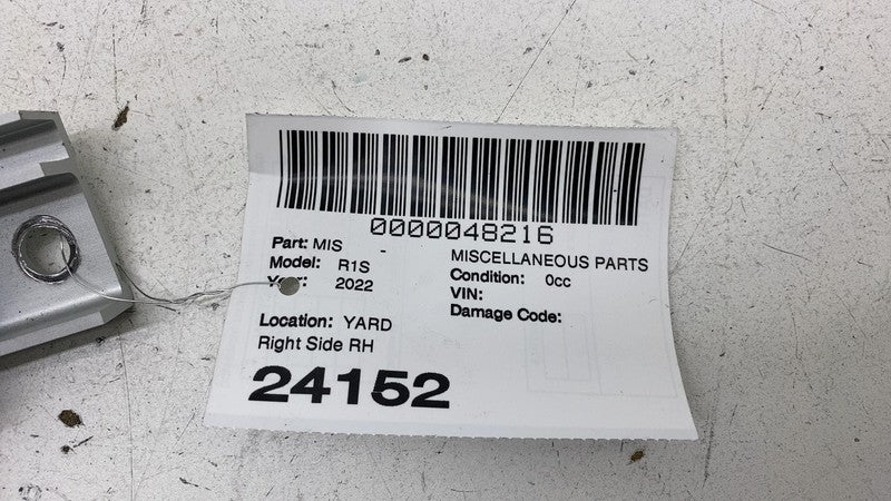 2022-2024 Rivian R1T R1S Rear Passenger Seat Cargo Storage Rail Bracke