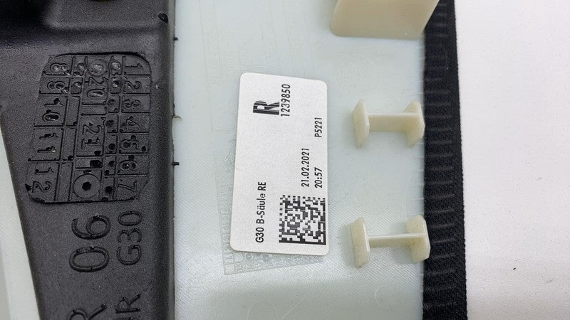 2017-2023 BMW 530e Front & Rear Right A + B + C-Pillar Upper Trim Cove