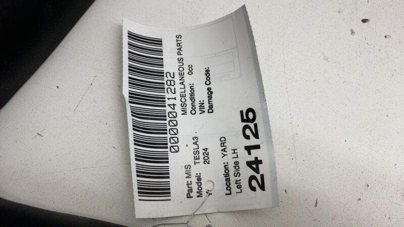 191098300D ⭕ 24-25 Model 3 Front Left Primary Body Weatherstrip Rubber Seal LH 1910983-00-D