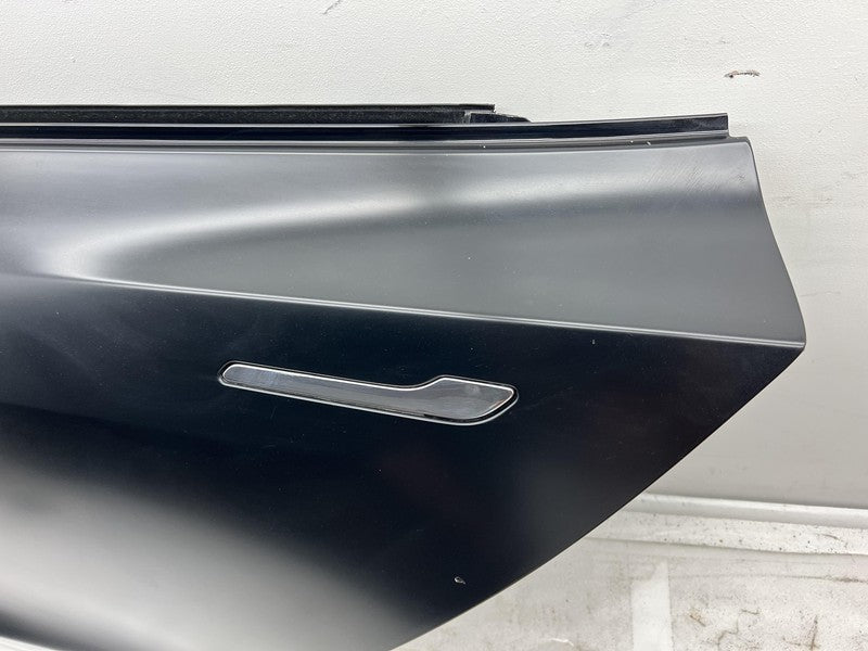 1096622-99-J ⭕ 2017-2020 Tesla Model 3 Rear Driver Side Door Shell Panel Left LH Black PBSB