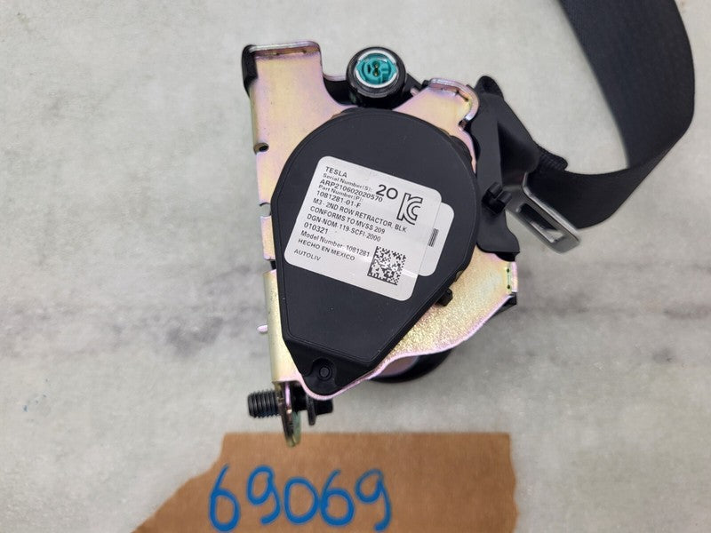 108128101F ⭕17-23 Tesla Model 3 Rear Left or Right 2nd Row Seat Belt Retractor 1081281-01-F
