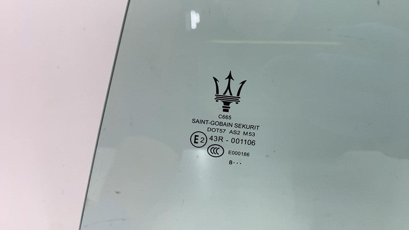 ⭕ 2014-2022 Maserati Ghibli Rear Driver Side Door Window Glass Left As