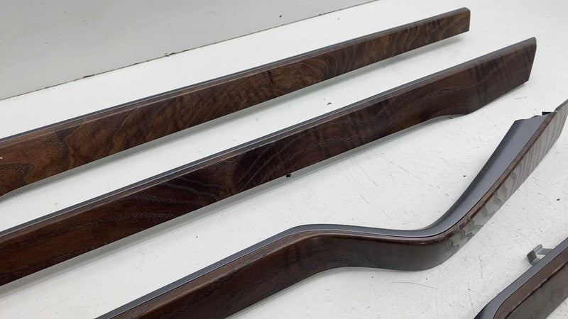 ⭕ 16-20 Model X Front & Rear Door Molding Trim Decor Left & Right Ash