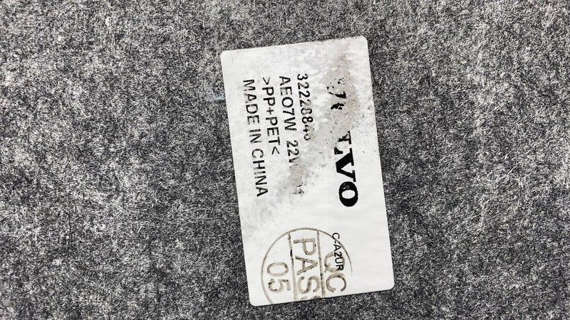 32228846 ⭕ 2021-2023 Polestar 2 Trunk Cargo Floor Compartment Liner Carpet Trim 32228846