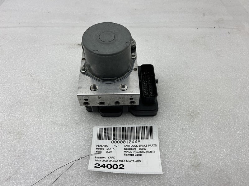 2018-2022 Mazda MX-5 Miata ABS Anti-Lock Brake Pump Control Module NF6