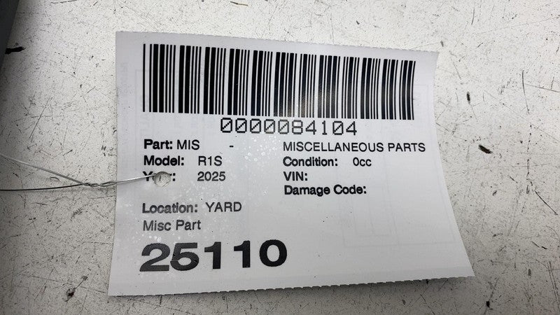 PT00000826-G ⭕ 2022-2025 Rivian R1S Left Under Dash Dashboard Footwell Cover OEM PT00000826-G