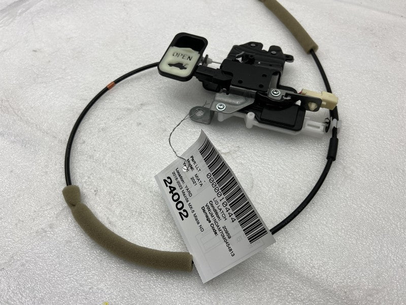 NA1J-56-820 2016-2023 Mazda MX-5 Miata Rear Trunk Decklid Latch Lock Release Actuator Cable