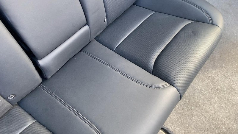 ⭕ 2024-2025 Tesla Model 3 Rear 2nd Row Black Leather Seat Upper + Lowe