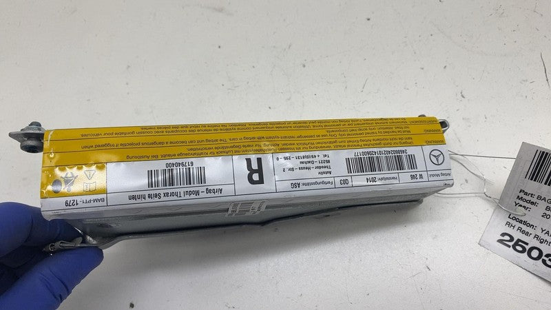 ⭕ 13-19 Mercedes-Benz B-Class W246 Rear Passenger Side Airbag Right A2