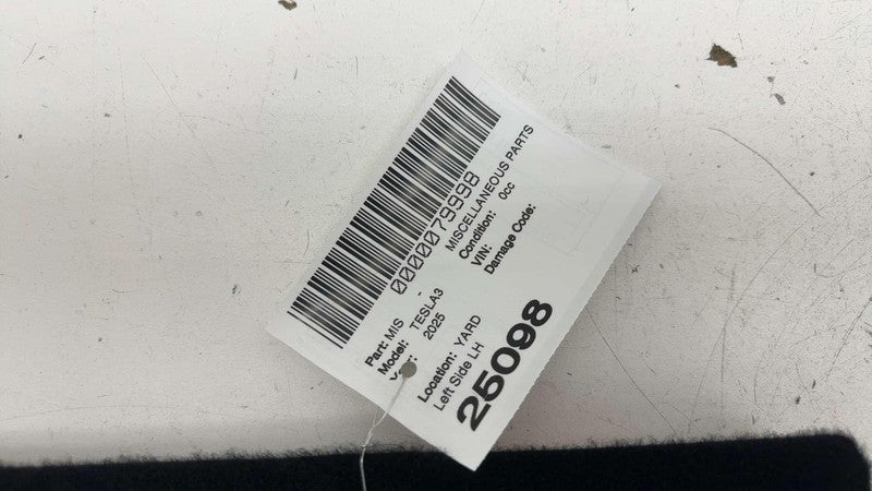 ⭕ 2024-2025 Tesla Model 3 M3 Driver Footwell Cover Assembly OEM 171572