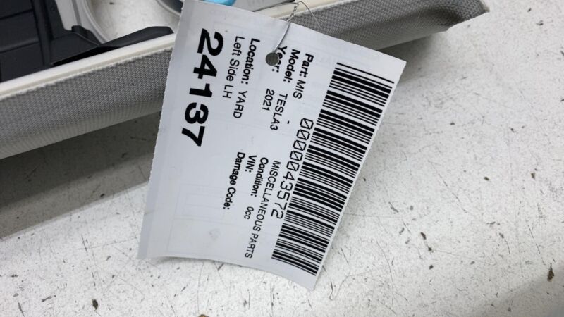 108625501K ⭕ 17-23 Model 3 Left & Right B-Pillar Upper Trim Cover 1086245-01-K/1086255-01-K
