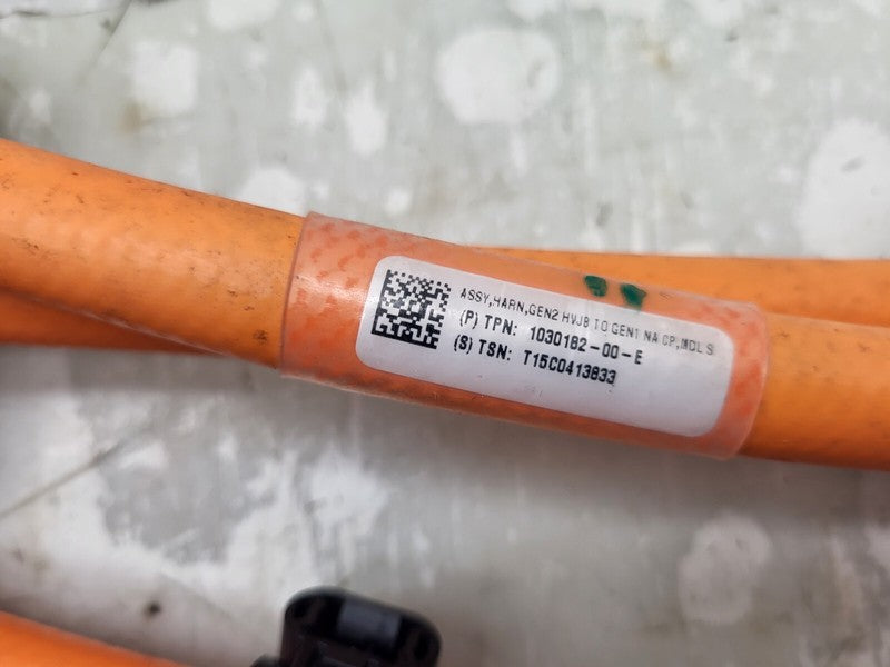 103018200E ⭕ 12-15 Model S MS Rear HV Junction Box to Charge Port Wire Harness 1030182-00-E